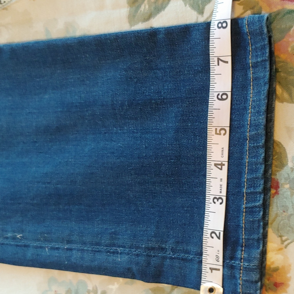 Hudson Flap Pocket Bootleg Blue Jeans Mid Wash Denim Women's size 30 - Picture 8 of 17